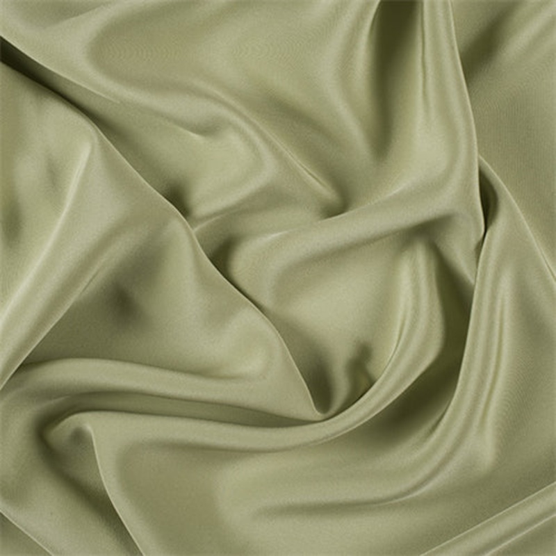 Runway Silks Celery 4 Ply Silk Crepe Fabric – Reorderable