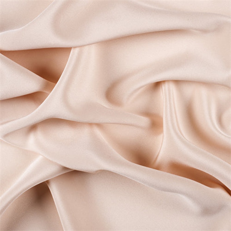 Runway Silks Champagne 4 Ply Silk Crepe Fabric – Reorderable