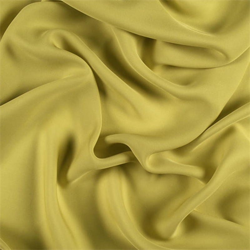 Runway Silks Chartreuse Silk Double Georgette Fabric – Reorderable