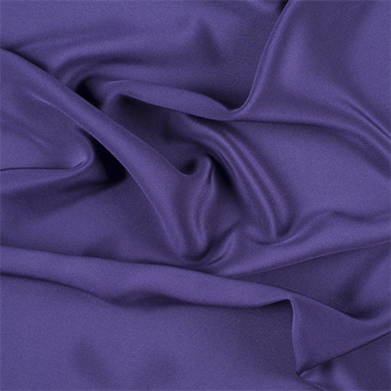 Runway Silks Dark Purple 4 Ply Silk Crepe Fabric – Reorderable