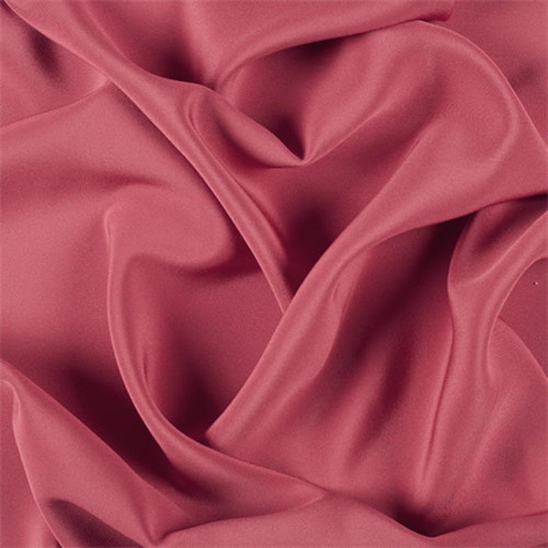 Runway Silks Dark Red 4 Ply Silk Crepe Fabric – Reorderable