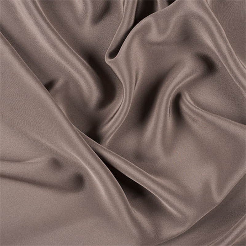Runway Silks Dark Taupe 4 Ply Silk Crepe Fabric – Reorderable