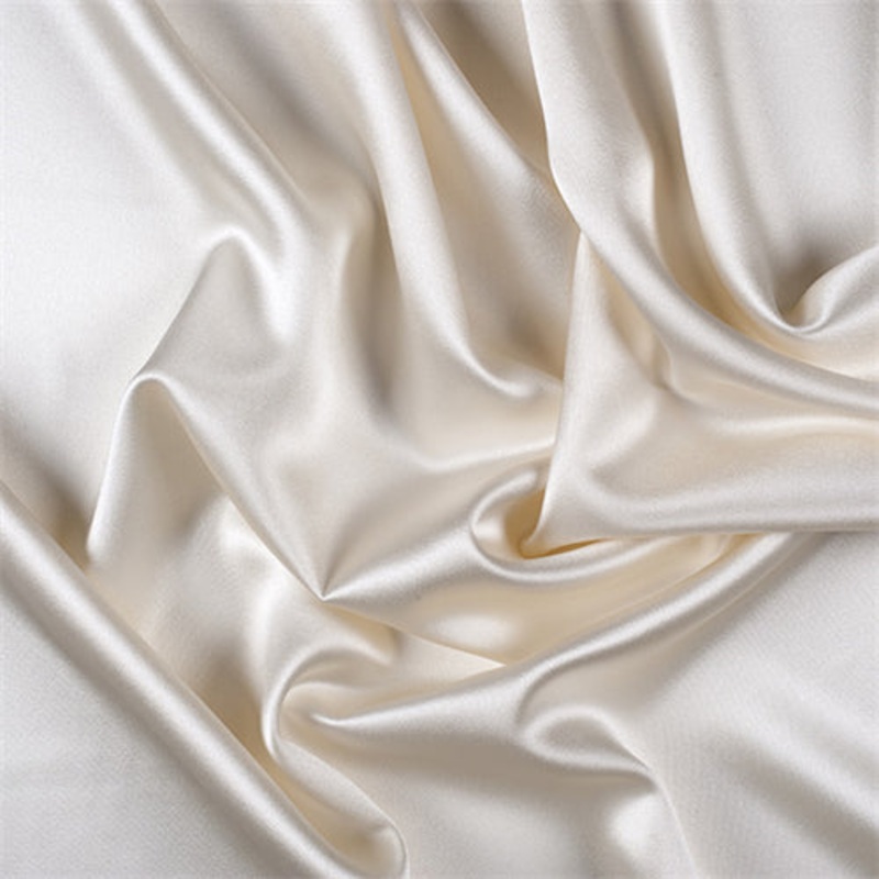 Runway Silks Eggshell Silk Crepe Back Satin Fabric – Reorderable