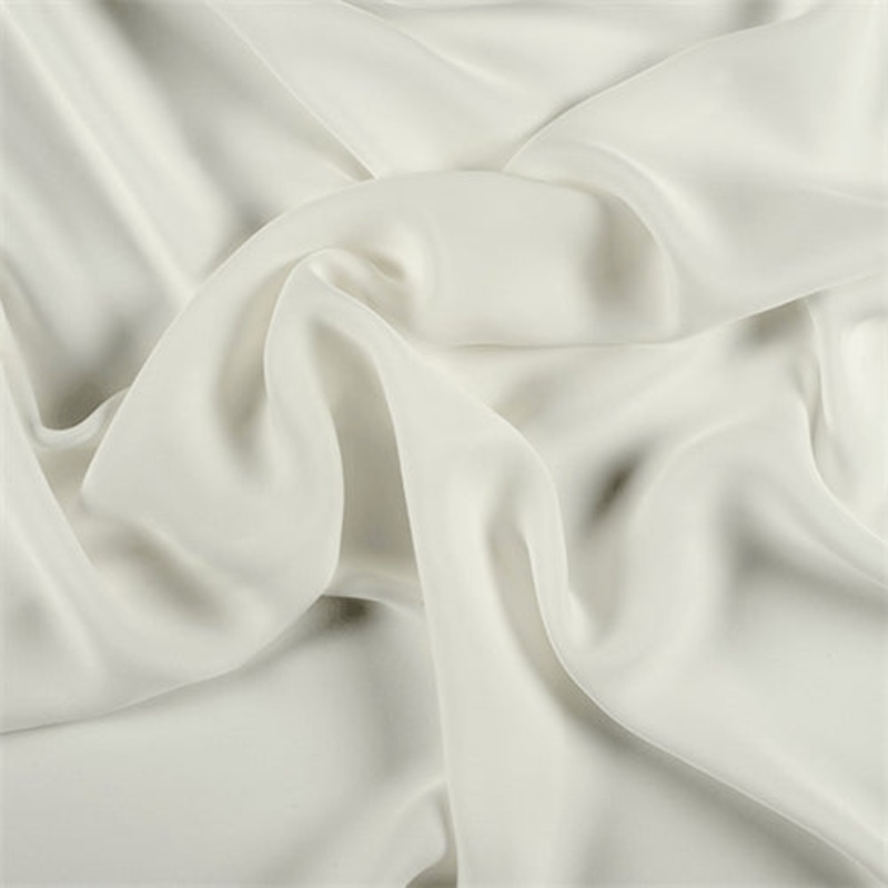 Runway Silks Eggshell Silk Double Georgette Fabric – Reorderable