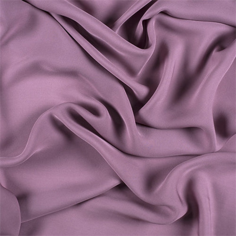 Runway Silks Mauve Silk Double Georgette Fabric – Reorderable