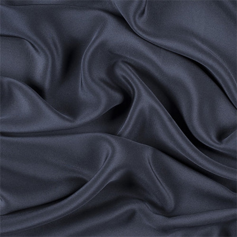 Runway Silks Navy Blue 4 Ply Silk Crepe Fabric – Reorderable
