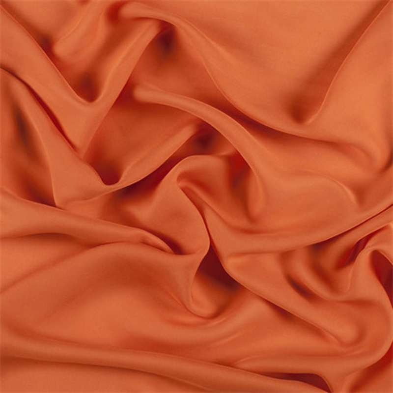 Runway Silks Orange Silk Double Georgette Fabric – Reorderable