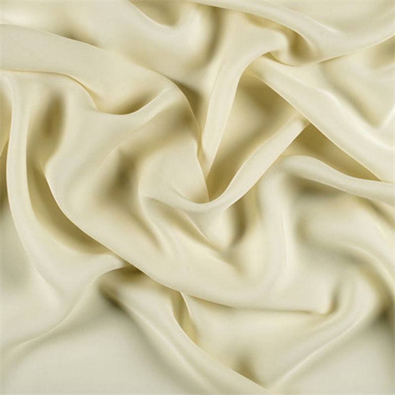 Runway Silks Pale Green Silk Double Georgette Fabric – Reorderable