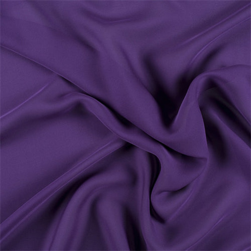 Runway Silks Purple Silk Double Georgette Fabric – Reorderable