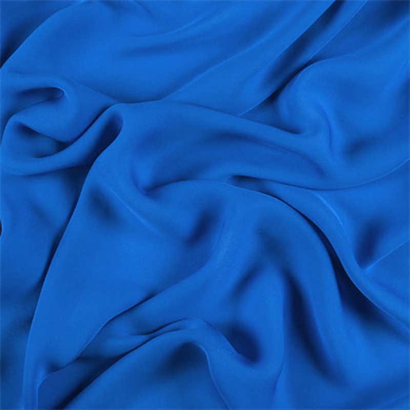 Runway Silks Sapphire Silk Double Georgette Fabric – Reorderable