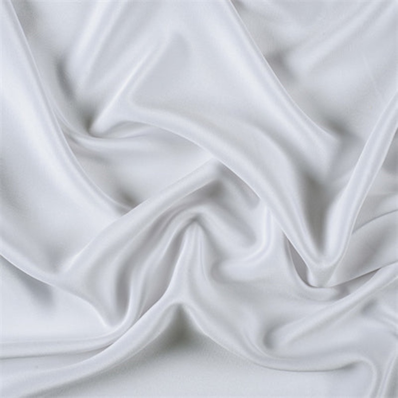 Runway Silks White Silk 4 Ply Crepe Fabric – Reorderable