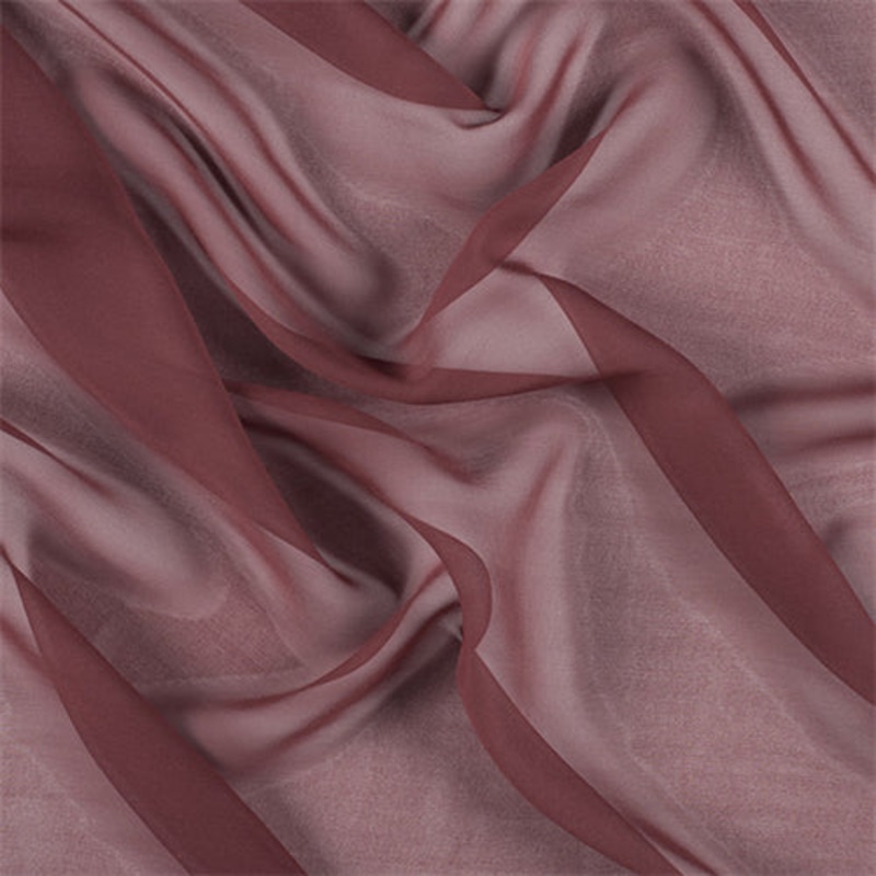 Runway Silks Copper Wide Silk Chiffon Fabric – Reorderable