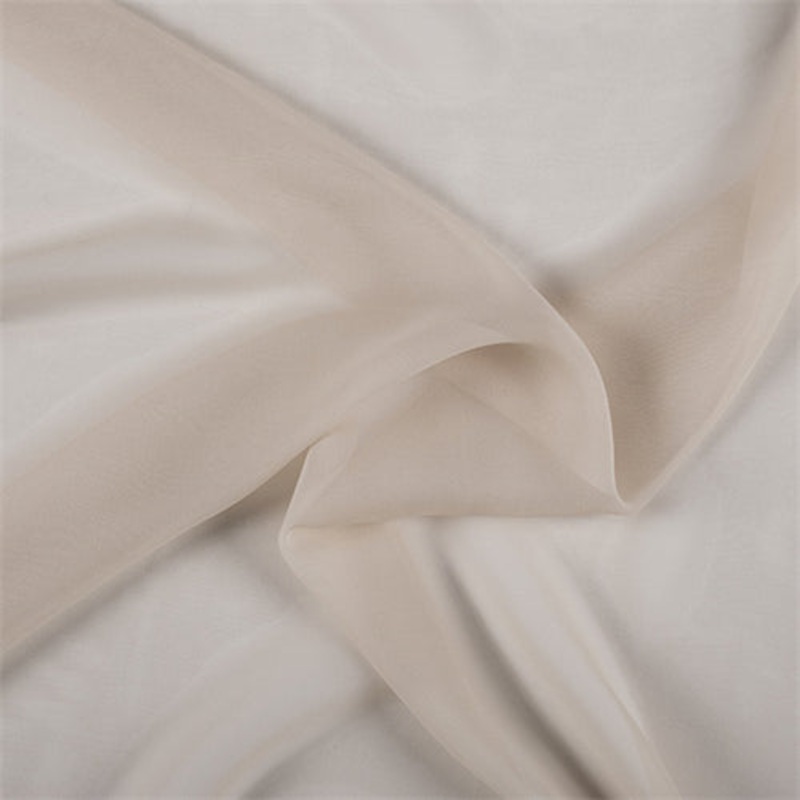 Runway Silks Pale Peach Wide Silk Chiffon Fabric – Reorderable