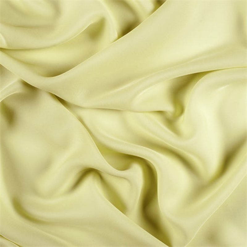 Runway Silks Peridot Silk Double Georgette Fabric – Reorderable
