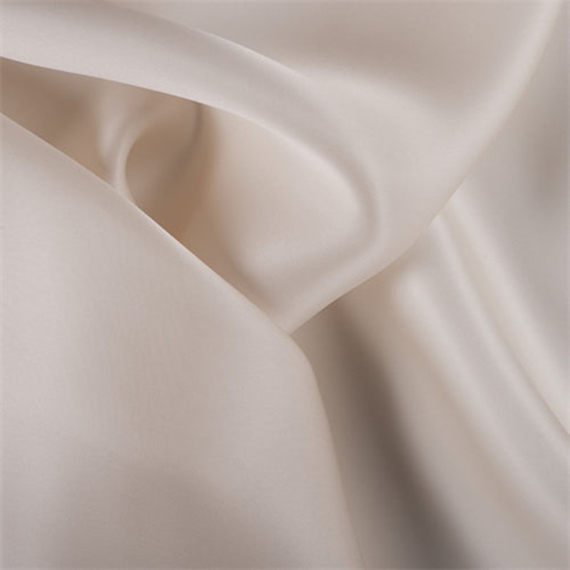 Runway Silks Beige Silk Satin Organza Fabric – Reorderable