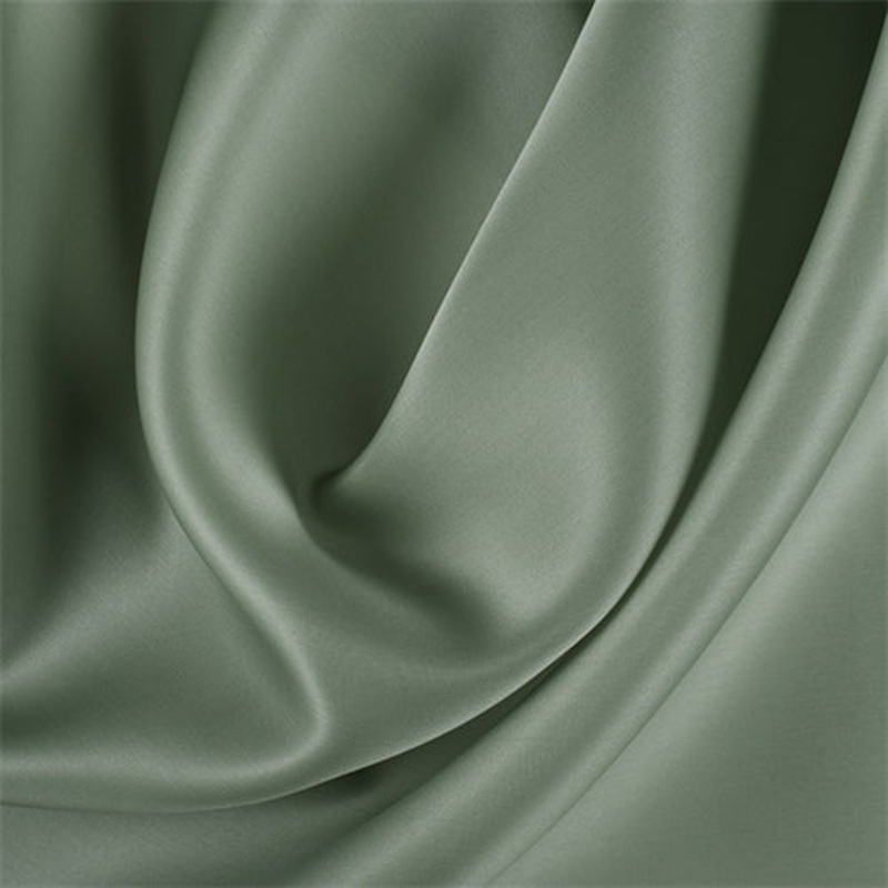 Runway Silks Dark Sage Silk Satin Organza Fabric – Reorderable