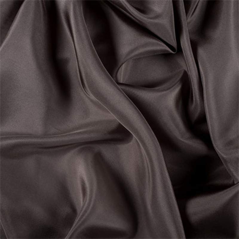 Runway Silks Dark Taupe Silk Habotai Fabric – Reorderable