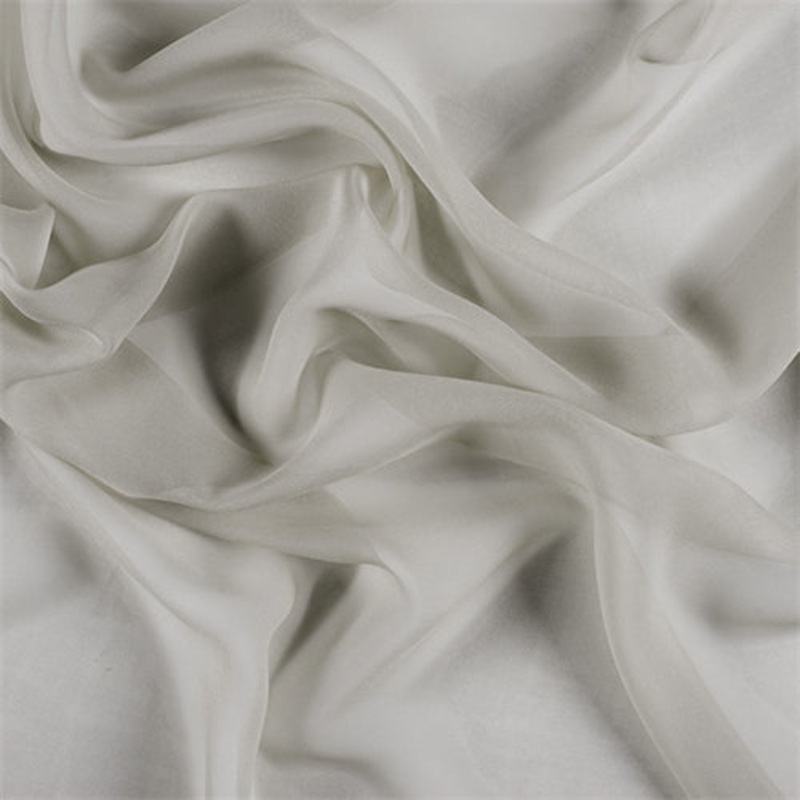 Runway Silks Light Taupe Silk Chiffon Fabric – Reorderable