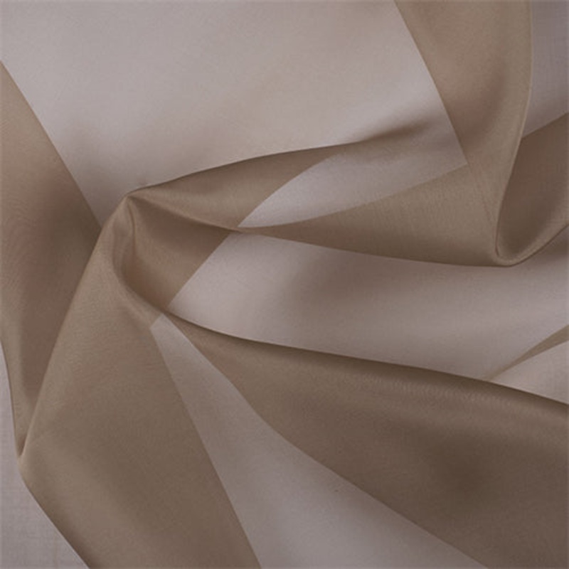 Runway Silks Mocha Silk Organza Fabric – Reorderable