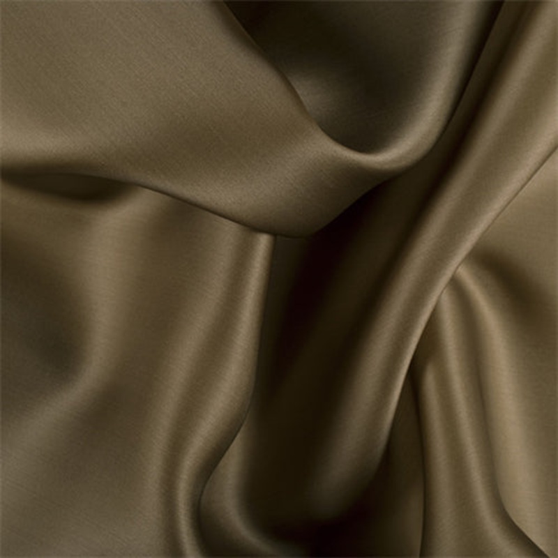 Runway Silks Olive Brown Silk Satin Organza Fabric – Reorderable