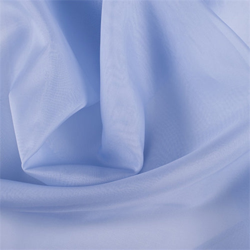 Runway Silks Sky Blue Silk Organza Fabric – Reorderable