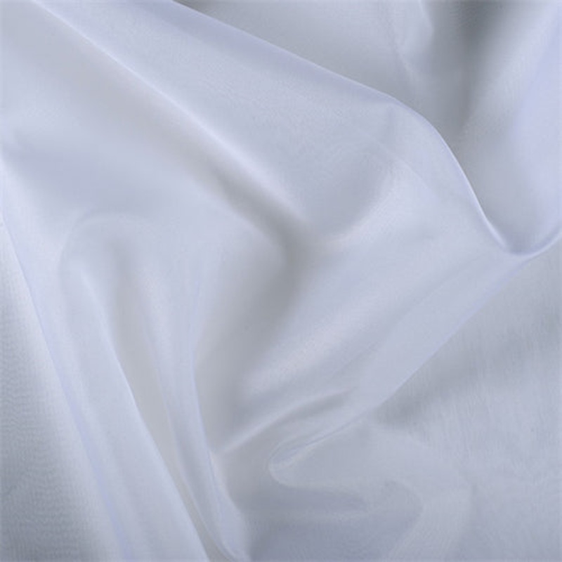 Runway Silks White Silk Organza Fabric – Reorderable
