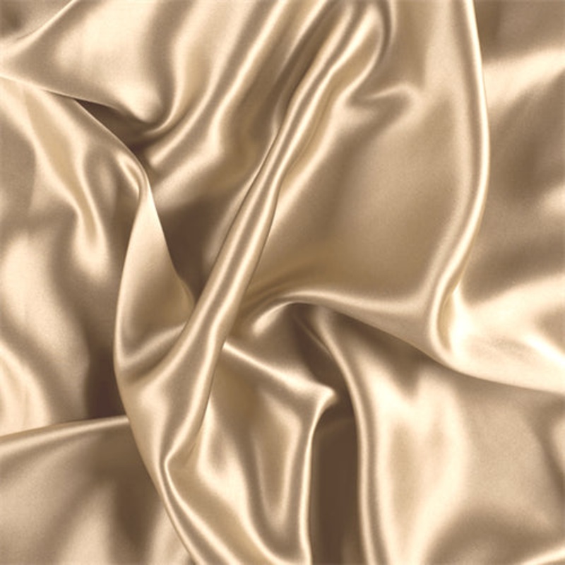 Runway Silks Antique Gold Stretch Silk Charmeuse Fabric – Reorderable