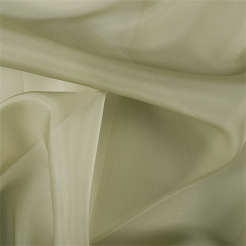 Runway Silks Avocado Silk Organza Fabric – Reorderable