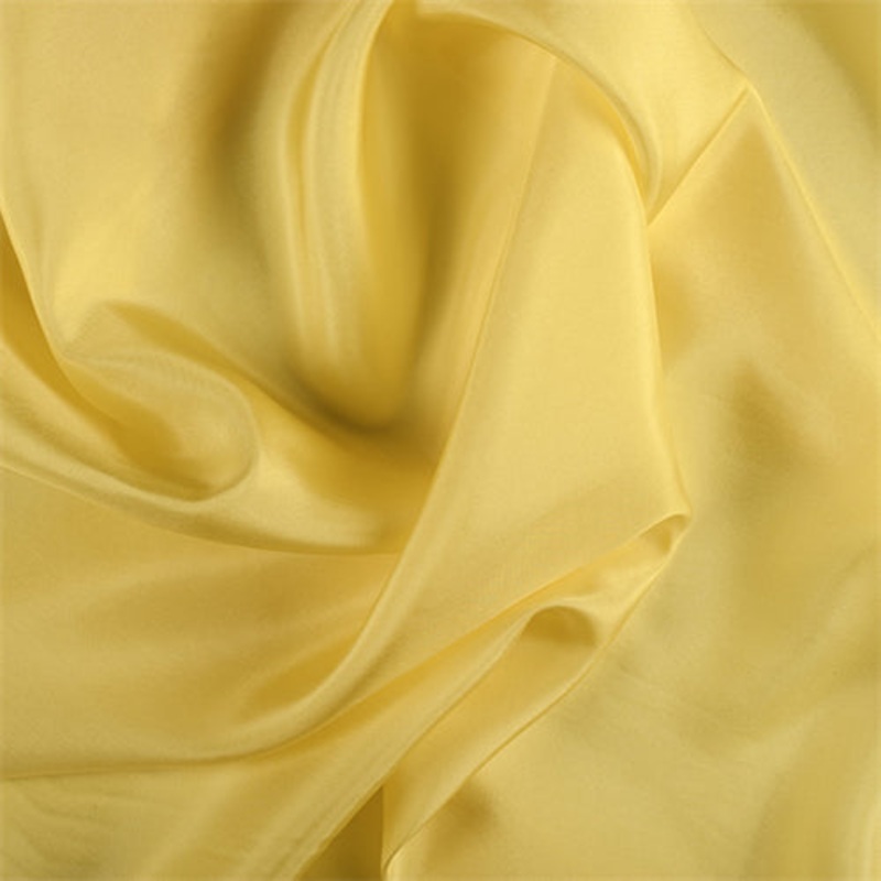 Runway Silks Bright Yellow Silk Habotai Fabric – Reorderable