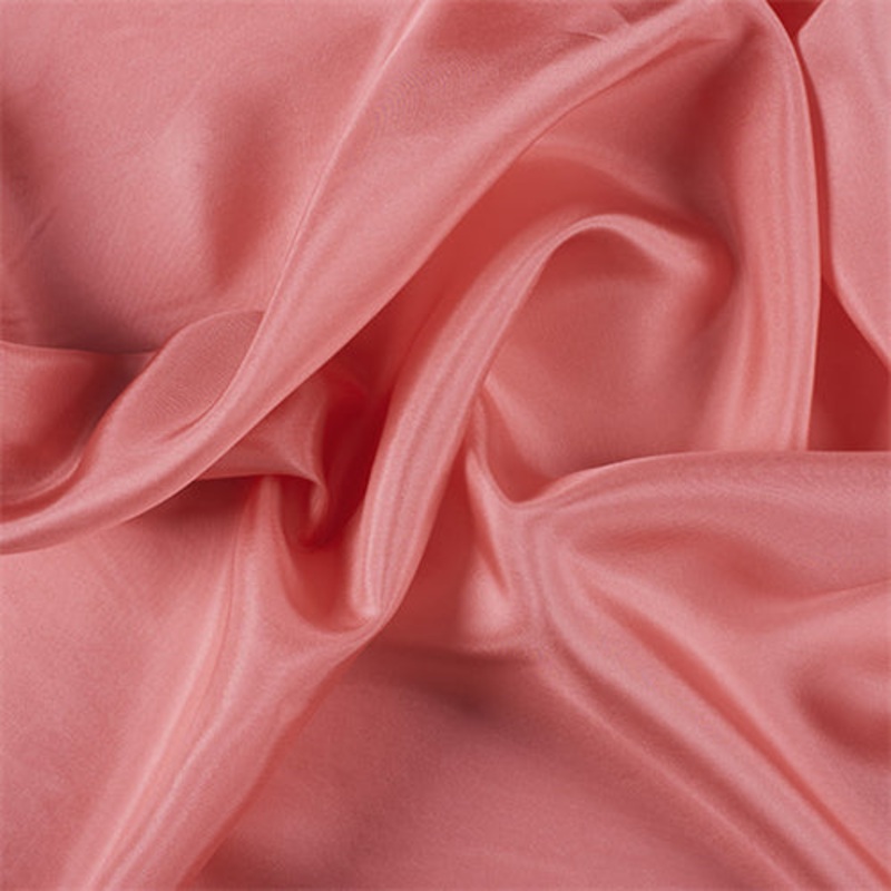 Runway Silks Coral Silk Habotai Fabric – Reorderable