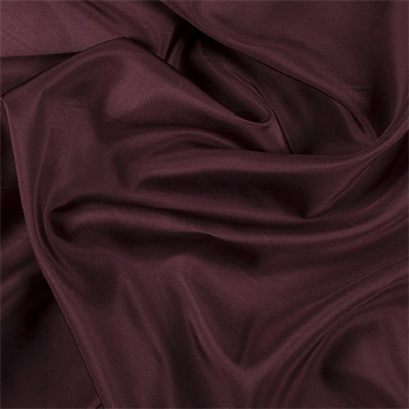Runway Silks Dark Brick Red Silk Habotai Fabric – Reorderable