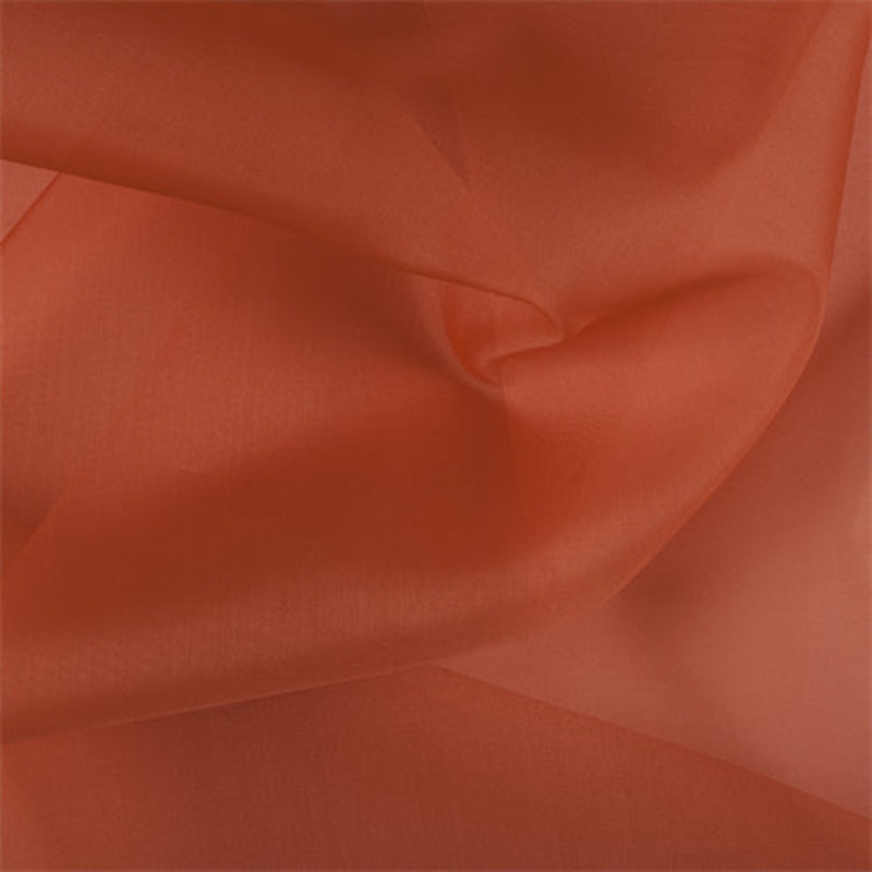 Runway Silks Orange Silk Organza Fabric – Reorderable