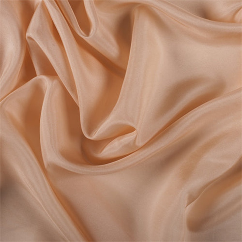 Runway Silks Peach Silk Habotai Fabric – Reorderable