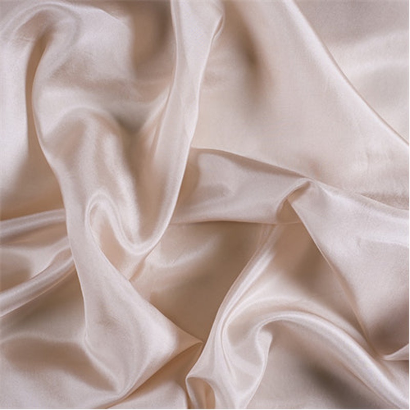 Runway Silks Beige Silk Crepe de Chine Fabric – Reorderable