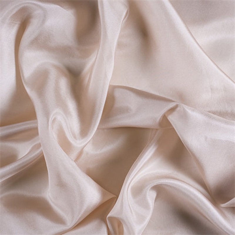 Runway Silks Beige Silk Habotai Fabric – Reorderable