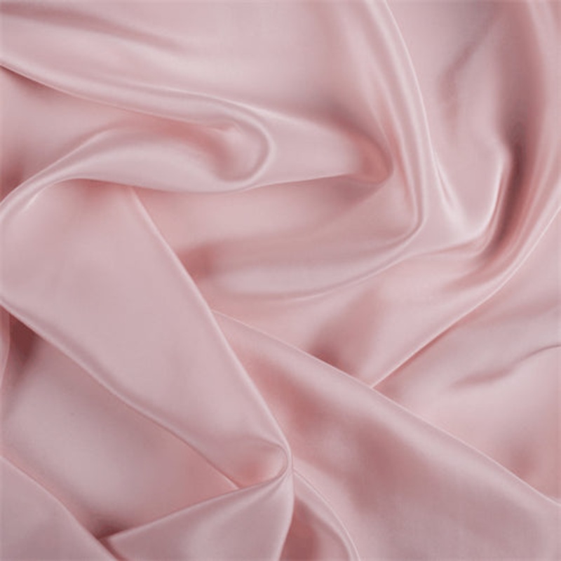 Runway Silks Blush Pink Silk Crepe de Chine Fabric – Reorderable