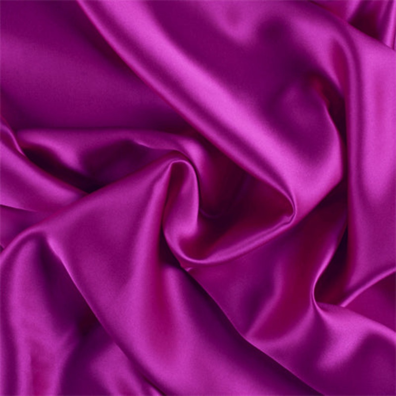 Runway Silks Magenta Stretch Silk Charmeuse Fabric – Reorderable