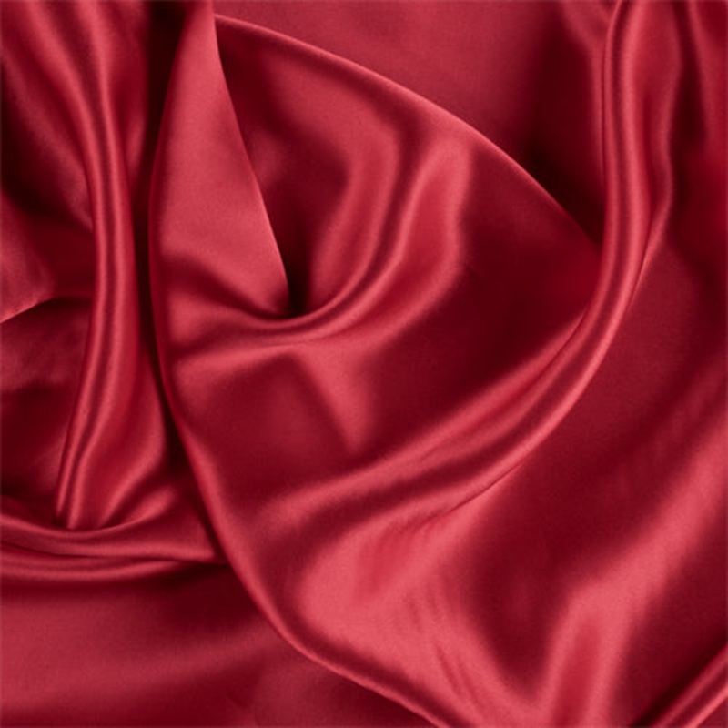Runway Silks Bright Red Silk Charmeuse Fabric – Reorderable