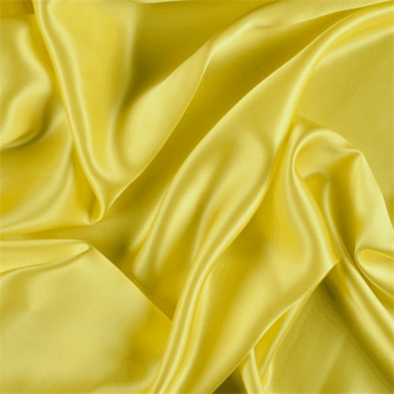 Runway Silks Bright Yellow Silk Charmeuse Fabric – Reorderable