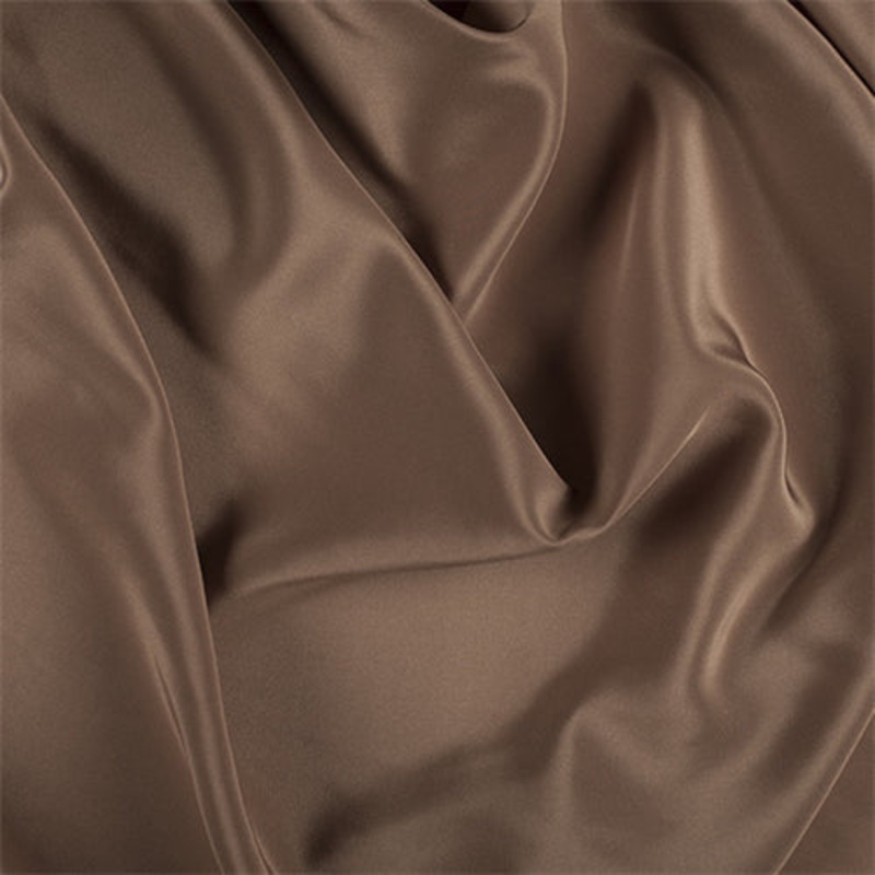 Runway Silks Brown Silk Crepe de Chine Fabric – Reorderable