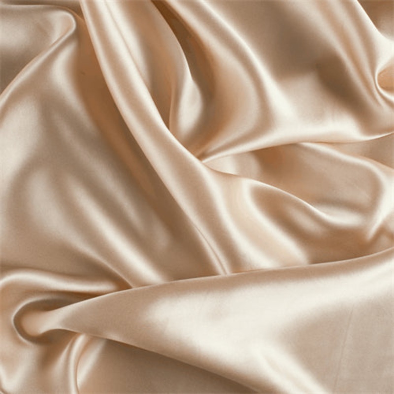 Runway Silks Champagne Silk Charmeuse Fabric – Reorderable
