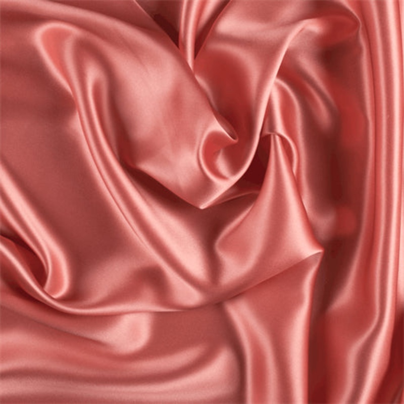 Runway Silks Coral Orange Stretch Silk Charmeuse Fabric – Reorderable