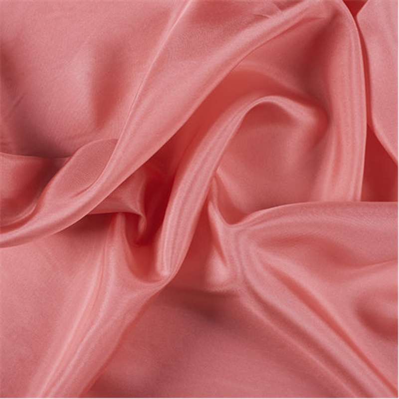 Runway Silks Coral Silk Crepe de Chine Fabric – Reorderable
