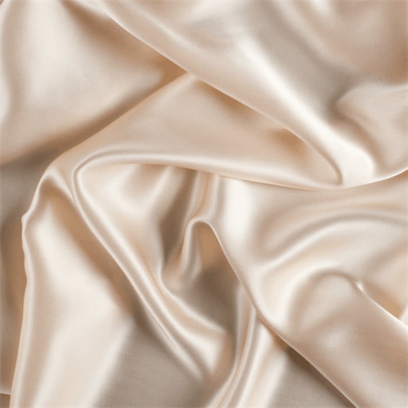 Runway Silks Cream Silk Charmeuse Fabric – Reorderable