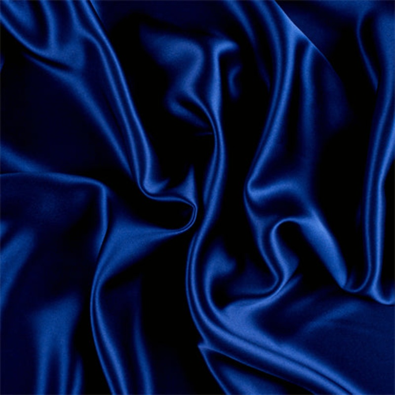 Runway Silks Dark Blue Stretch Silk Charmeuse Fabric – Reorderable