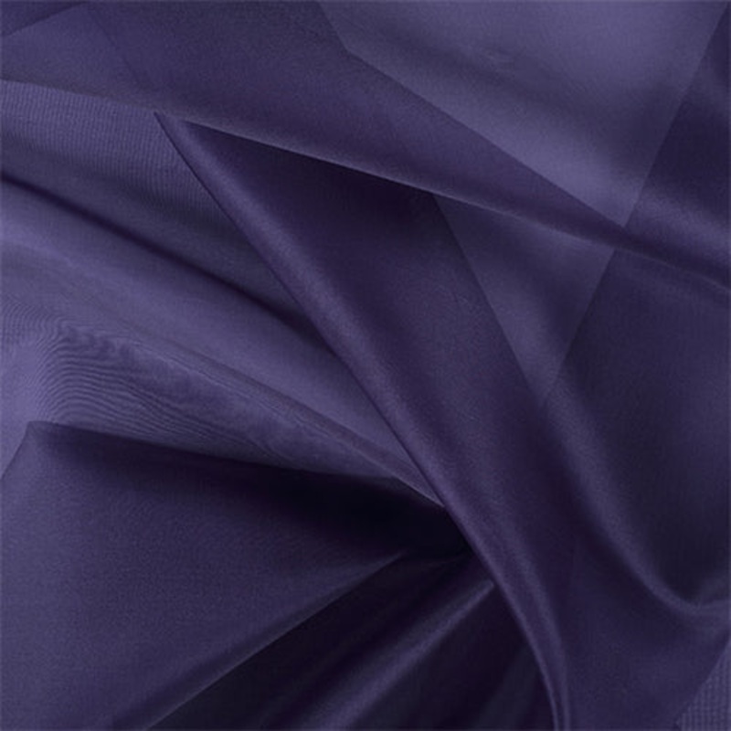 Runway Silks Dark Purple Silk Organza Fabric – Reorderable