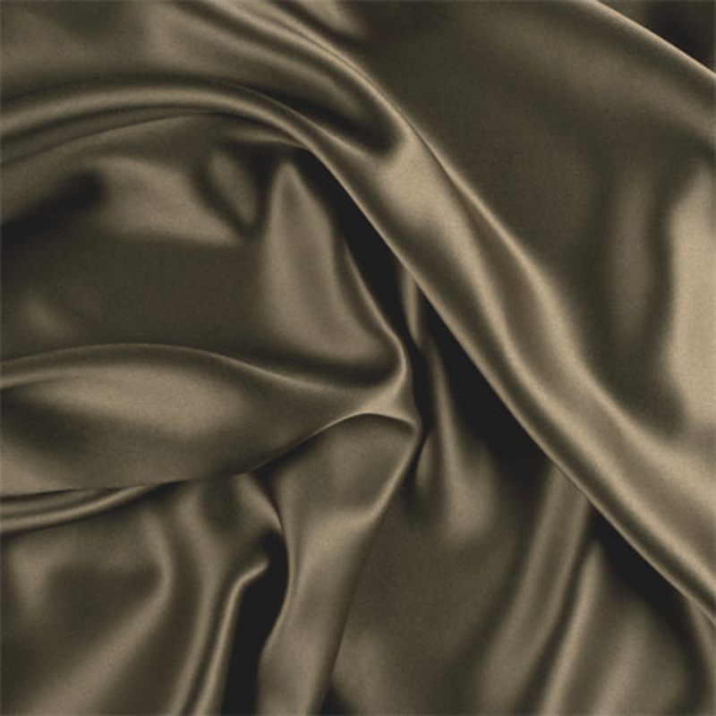 Runway Silks Moss Green Silk Charmeuse Fabric – Reorderable
