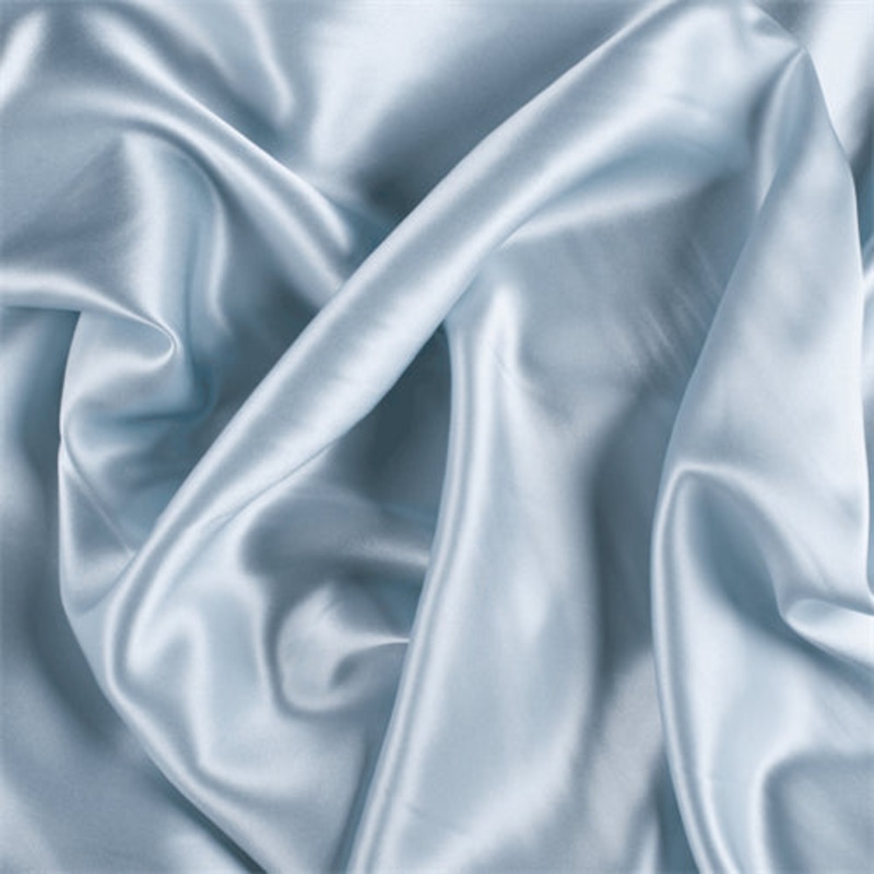 Runway Silks Pale Blue -Green Silk Charmeuse Fabric – Reorderable
