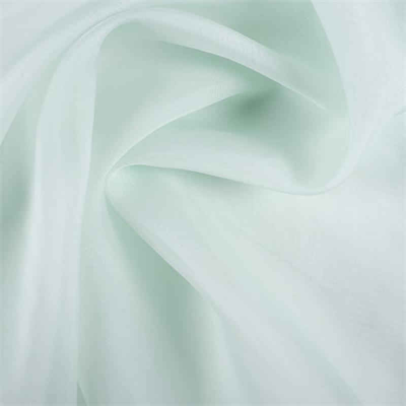 Runway Silks Pale Mint Silk Organza Fabric – Reorderable