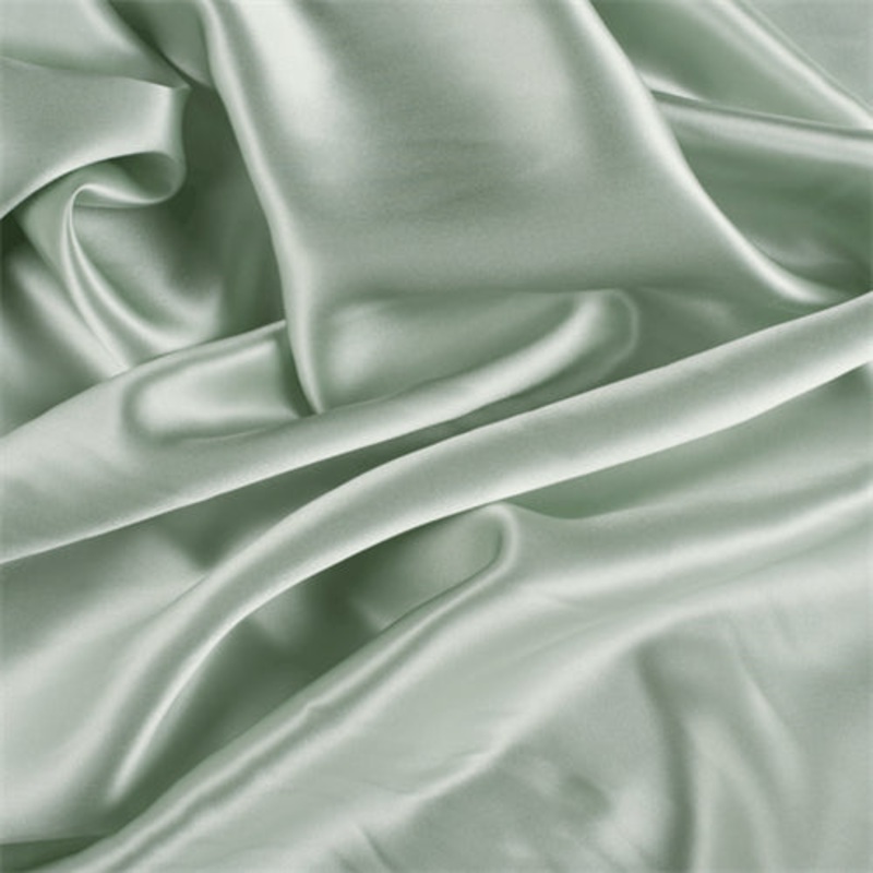 Runway Silks Sage Green Silk Charmeuse Fabric – Reorderable